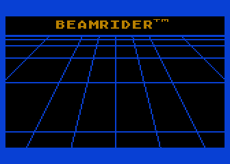 Beamrider title screen for Atari 5200